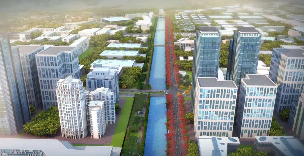 Dholera River Front 3D Image